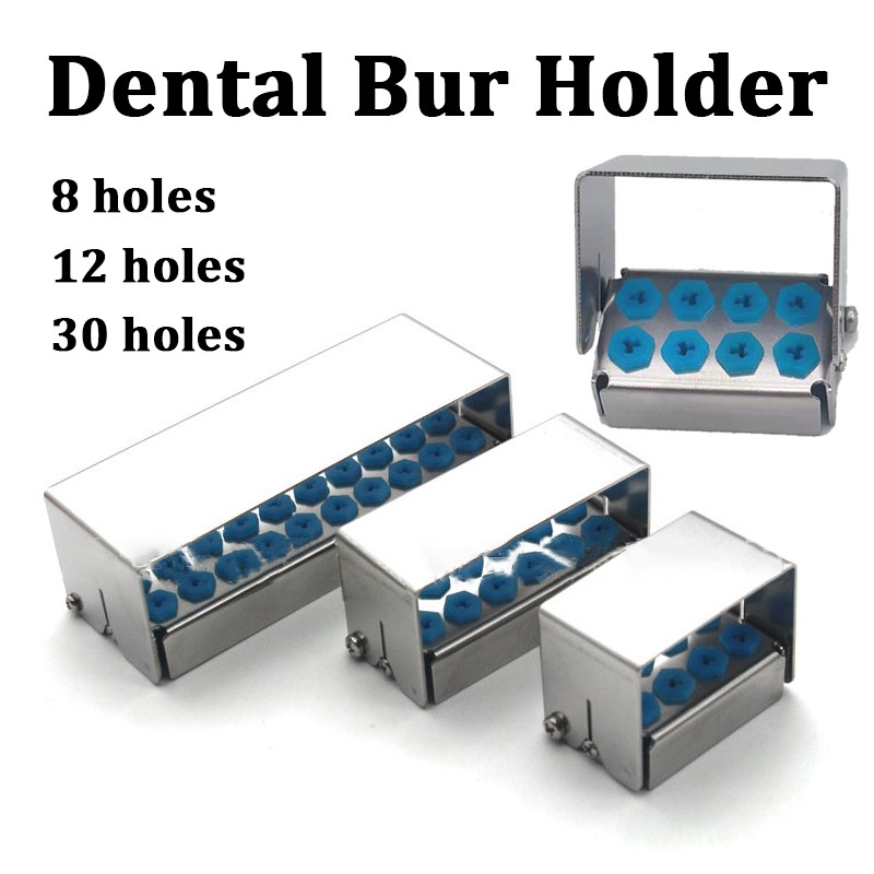 Teeth Whitening Gel For Trays - 8/12/30 Holes Dental Bur Holder Autoclave