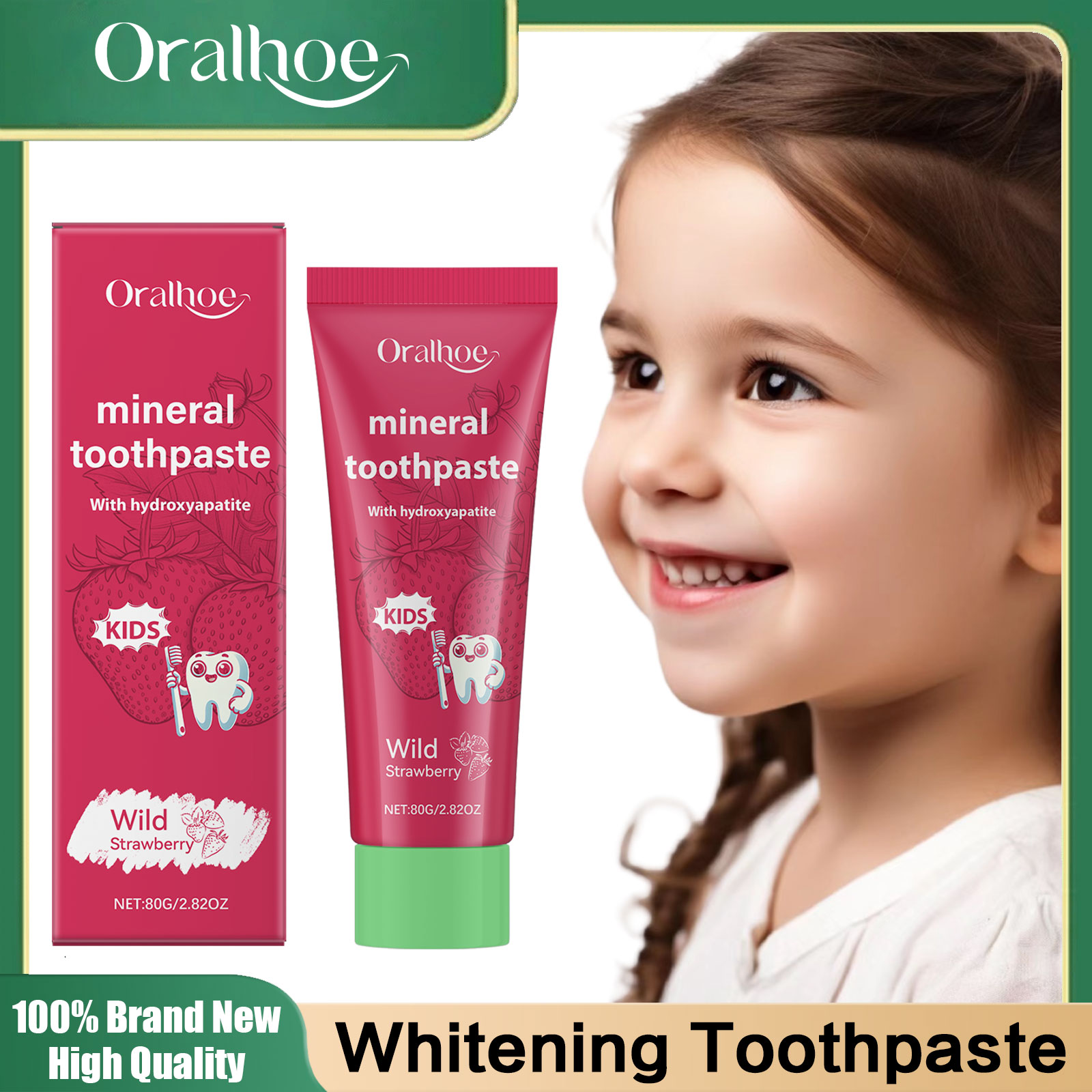 Teeth Whitening Natural - Anti Cavity Toothpaste For Children Toothache