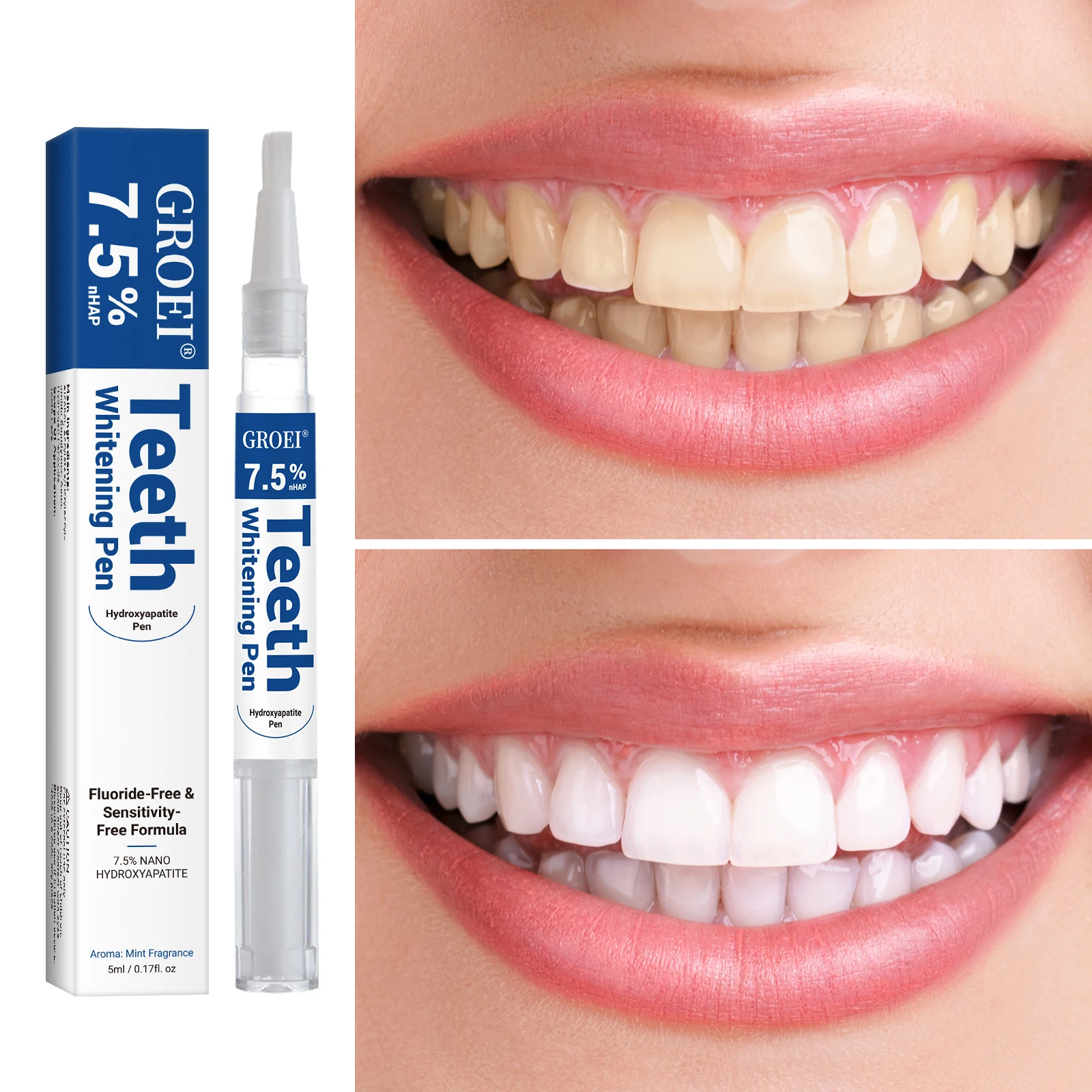 Hydroxyapatite Tooth Whitening - Teeth Whitening Pen ulasan dan harga