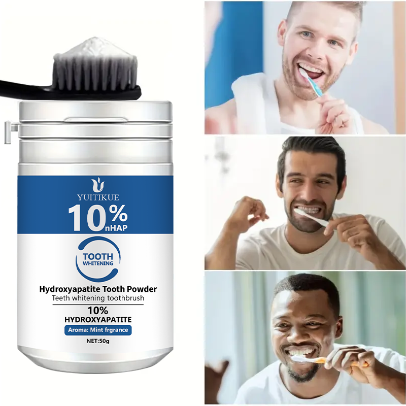 YUTIKUE 10% nHAP Tooth Powder  - Teeth Whitening At Home ulasan dan harga