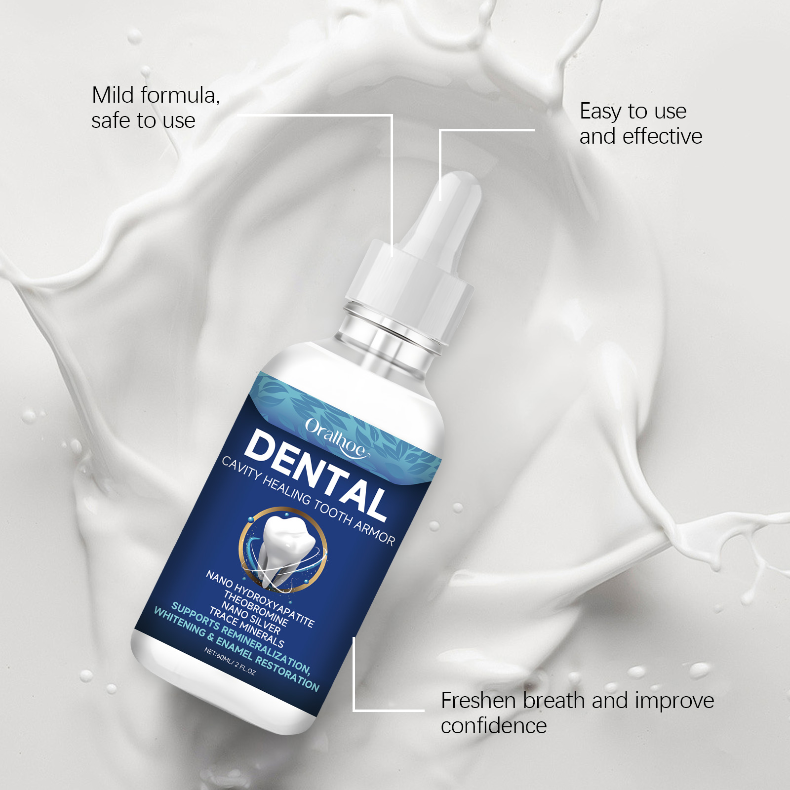 Oralhoe Teeth Brighten Serum L - Teeth Whitening Natural ulasan dan harga