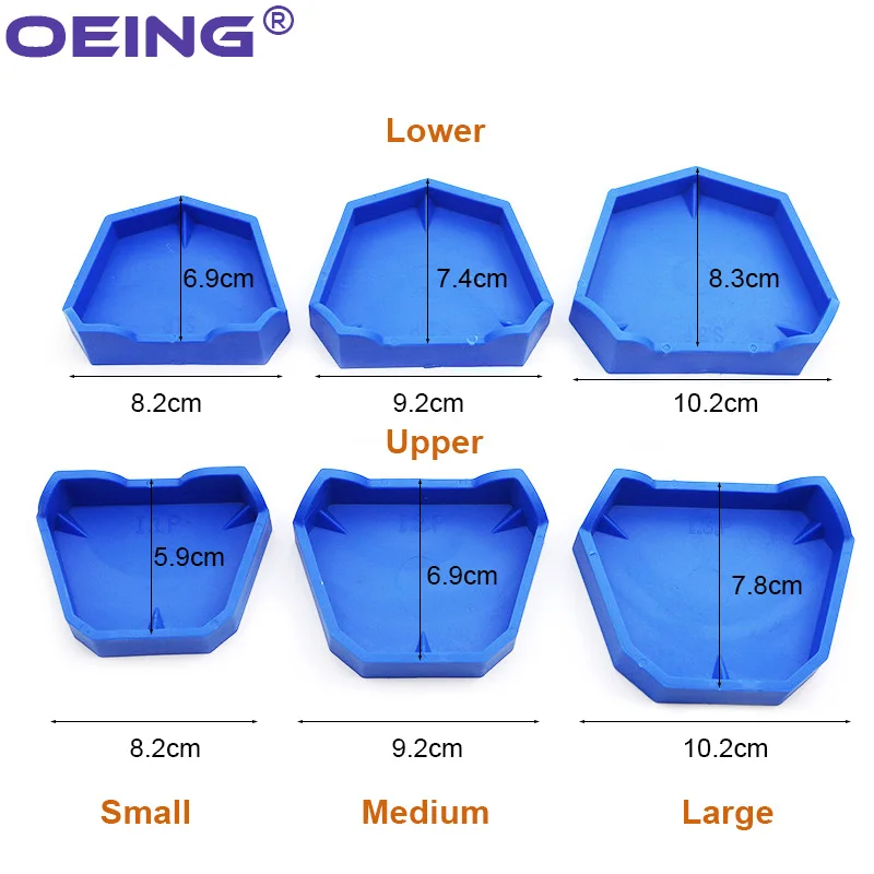 2/6Pcs Dental Model Base Silic - Teeth Whitening Tray ulasan dan harga