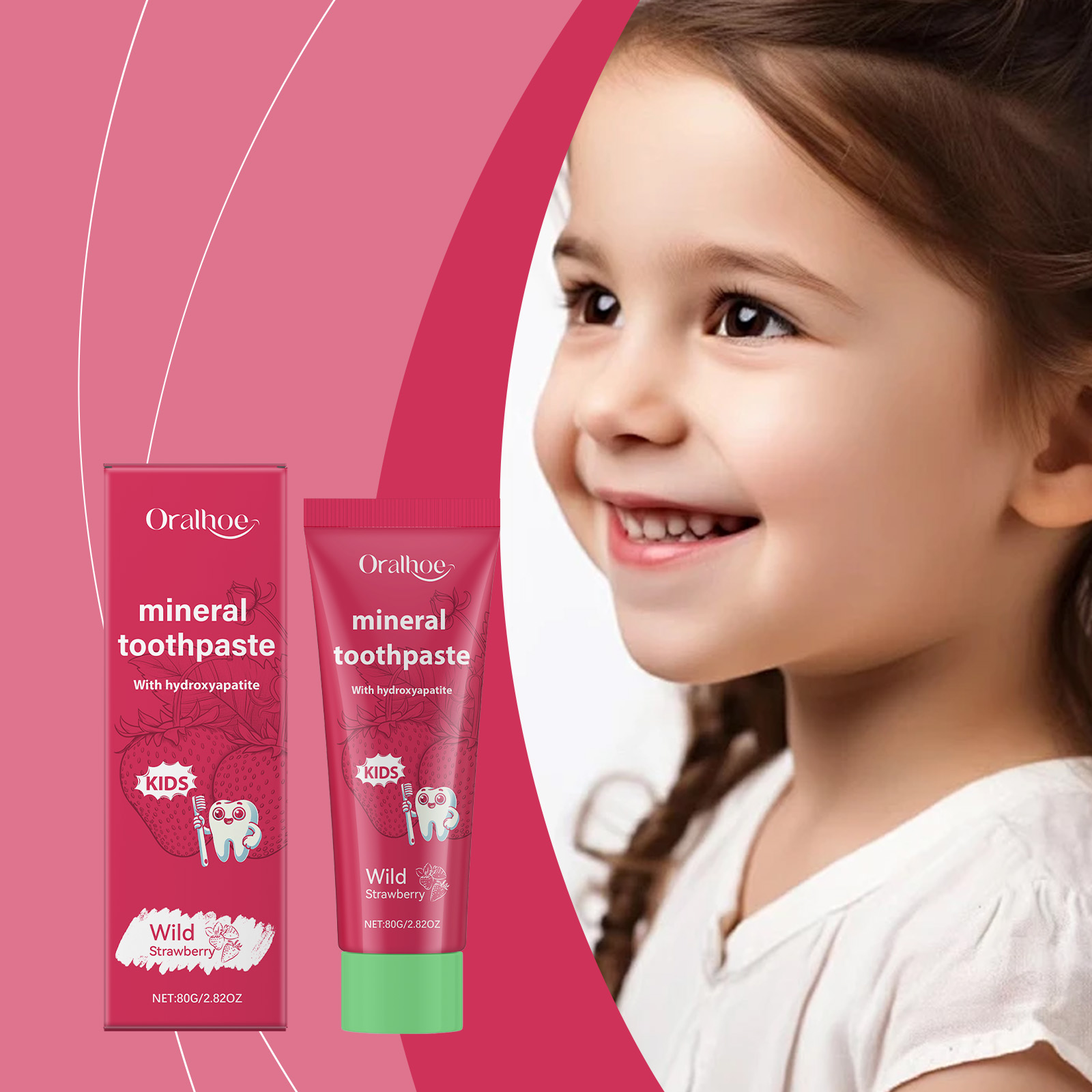 Oralhoe Kids Toothpaste Clean  - Teeth Whitening Natural ulasan dan harga