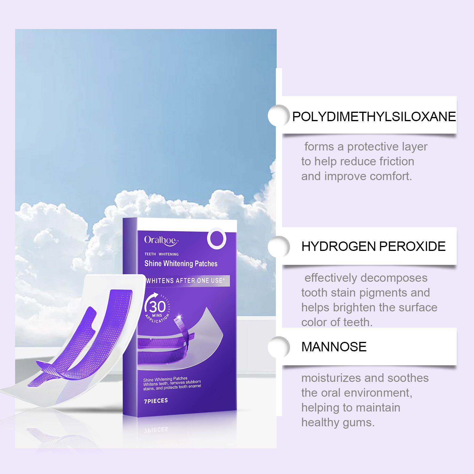 ORALHOE 7PCS/Box Teeth Whiteni - Teeth Whitening Quick ulasan dan harga