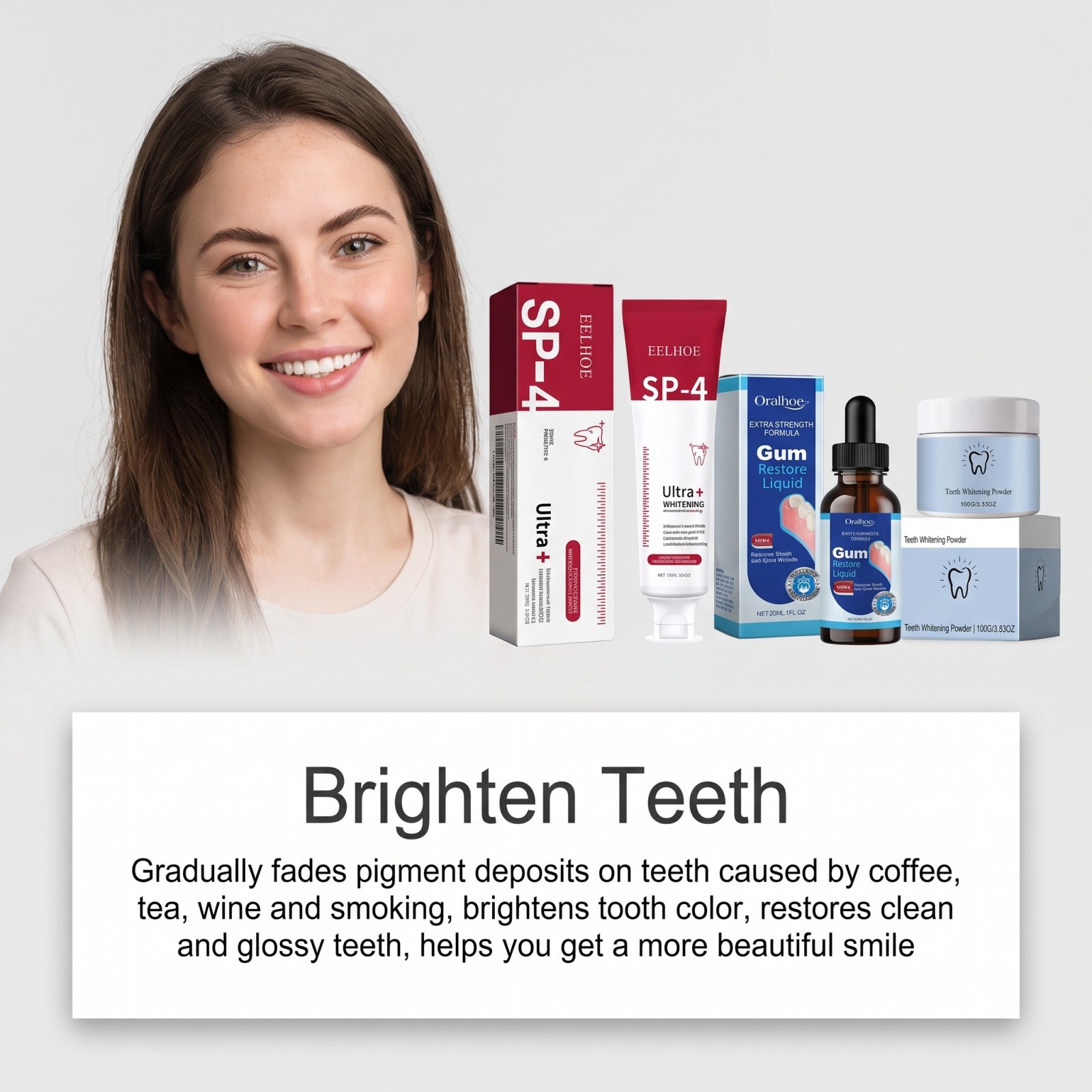 Oral Care Combo Set Whitening  - Teeth Whitening At Home ulasan dan harga