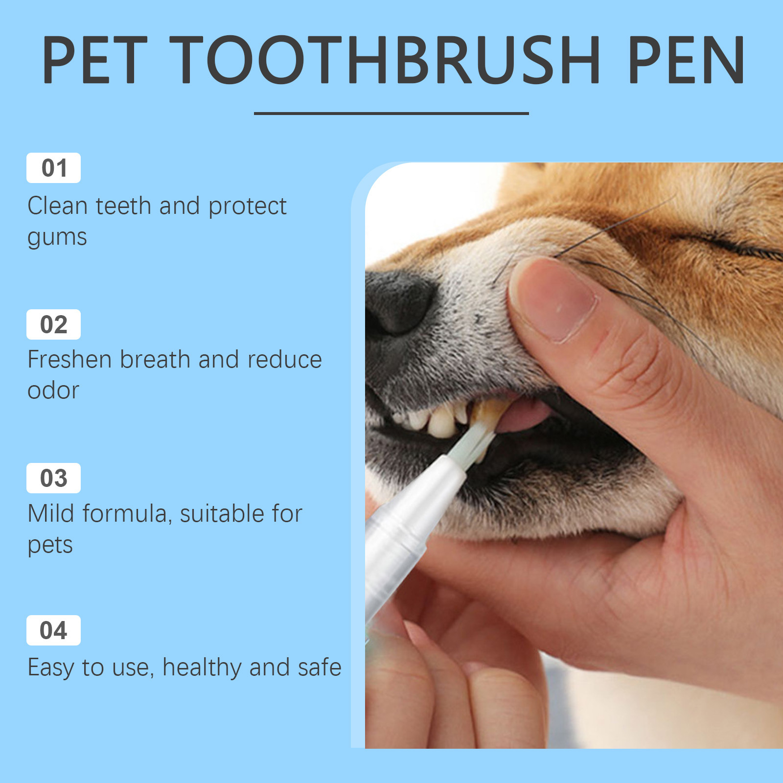 Oral Cleaning Gel Pen For Dogs - Teeth Whitening Pen ulasan dan harga