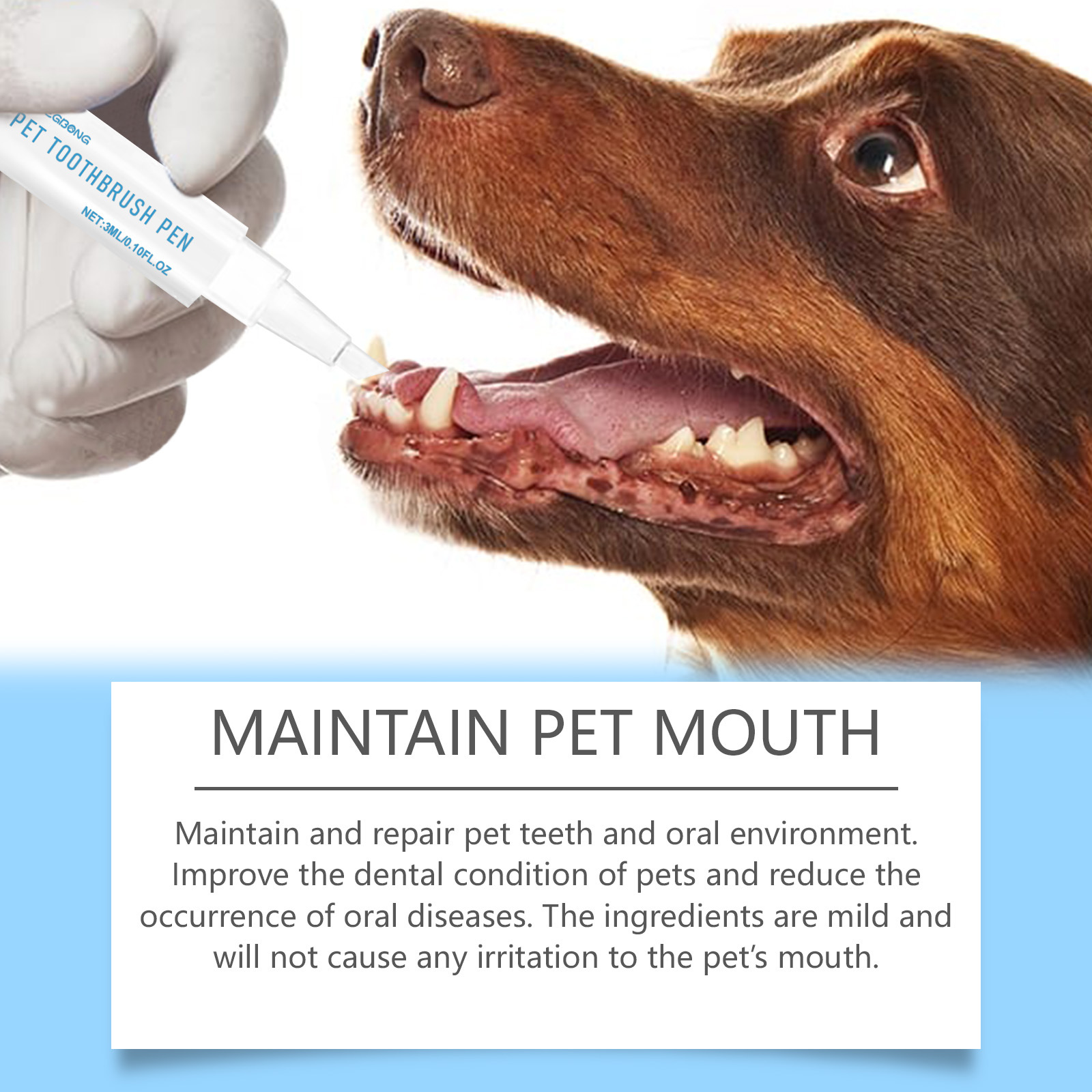Oral Cleaning Gel Pen For Dogs - Teeth Whitening Pen ulasan dan harga