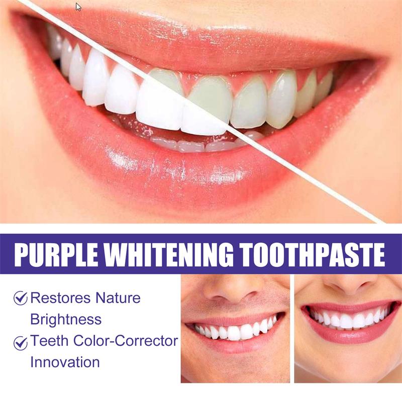 9D Purple Teeth Whitening Toot - Teeth Whitening Natural ulasan dan harga