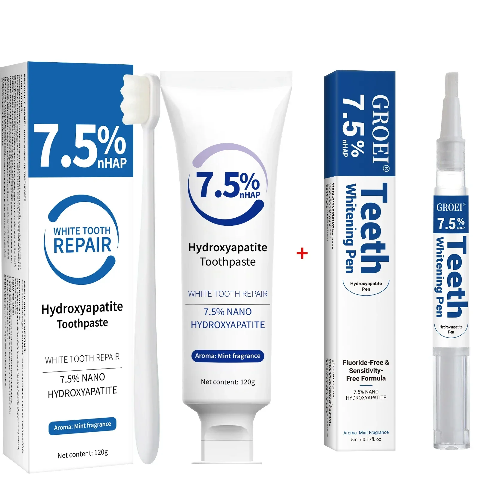 Toothpaste & Whitening Pen Kit - Teeth Whitening Natural ulasan dan harga