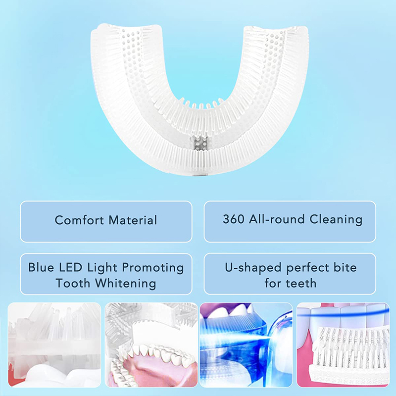U-Shaped Rechargeable Light Qu - Teeth Whitening Quick ulasan dan harga
