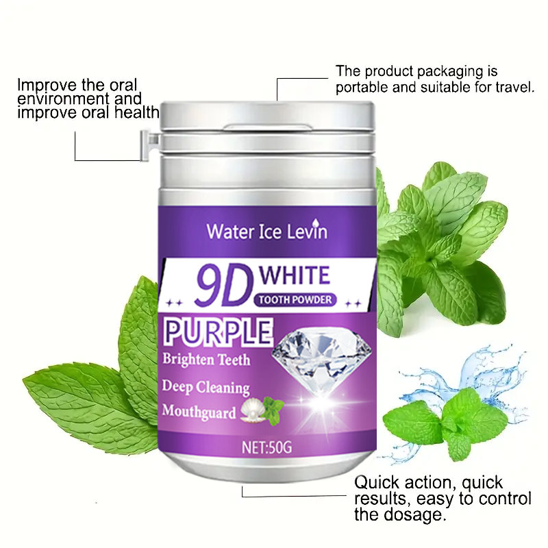 9D White Tooth Powder Brighten - Teeth Whitening Quick ulasan dan harga