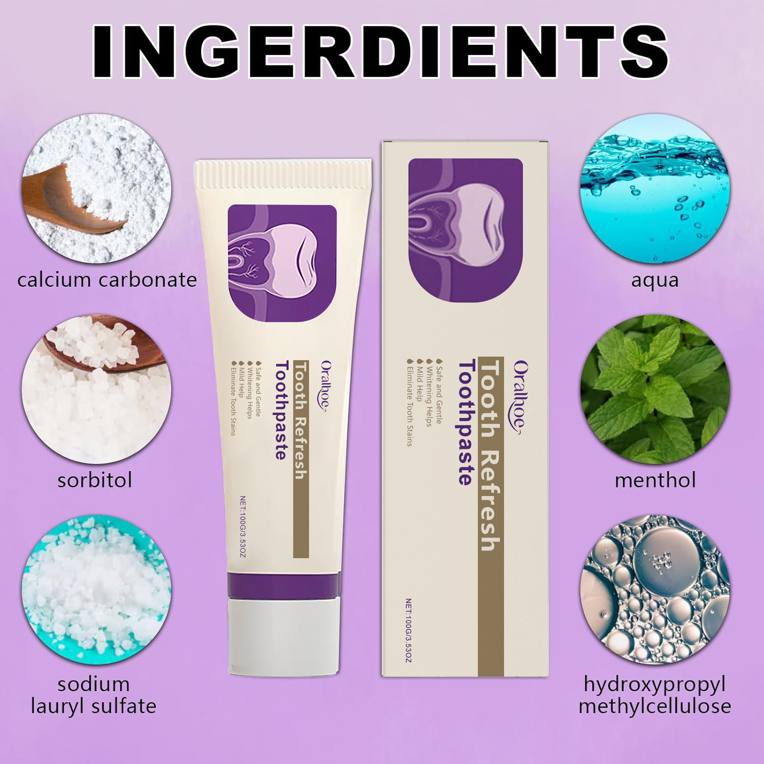Tooth Refresh Whitening Minty  - Teeth Whitening Natural ulasan dan harga