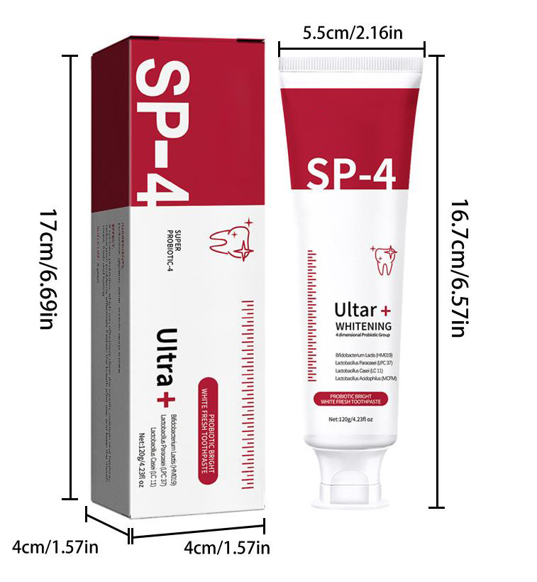 SP-10 and SP-4 Probiotic White - Teeth Whitening Xylitol ulasan dan harga