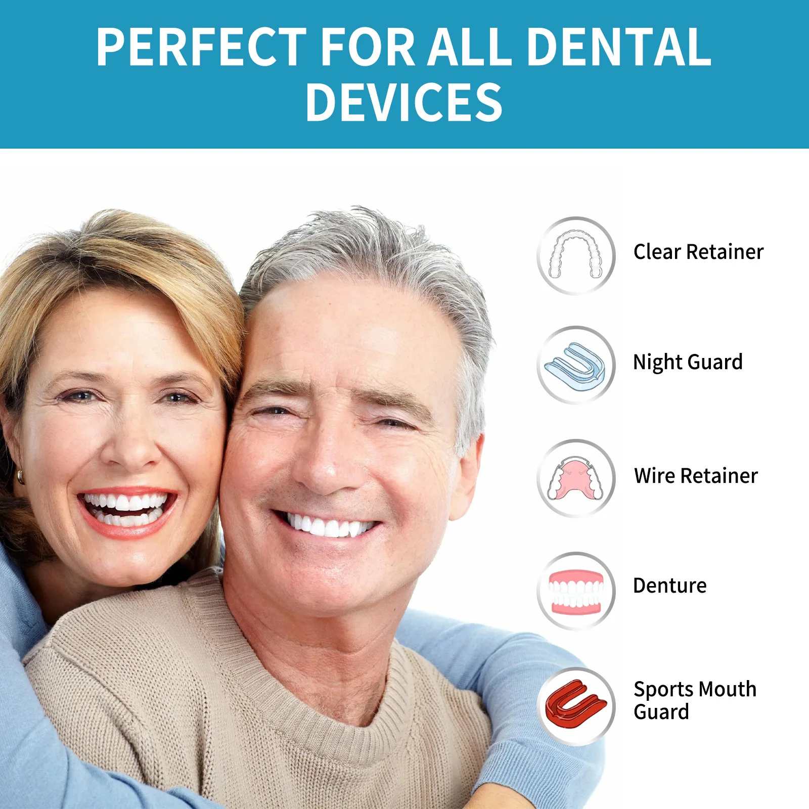Aligner Denture Cleaner Foam D - Teeth Whitening Natural ulasan dan harga