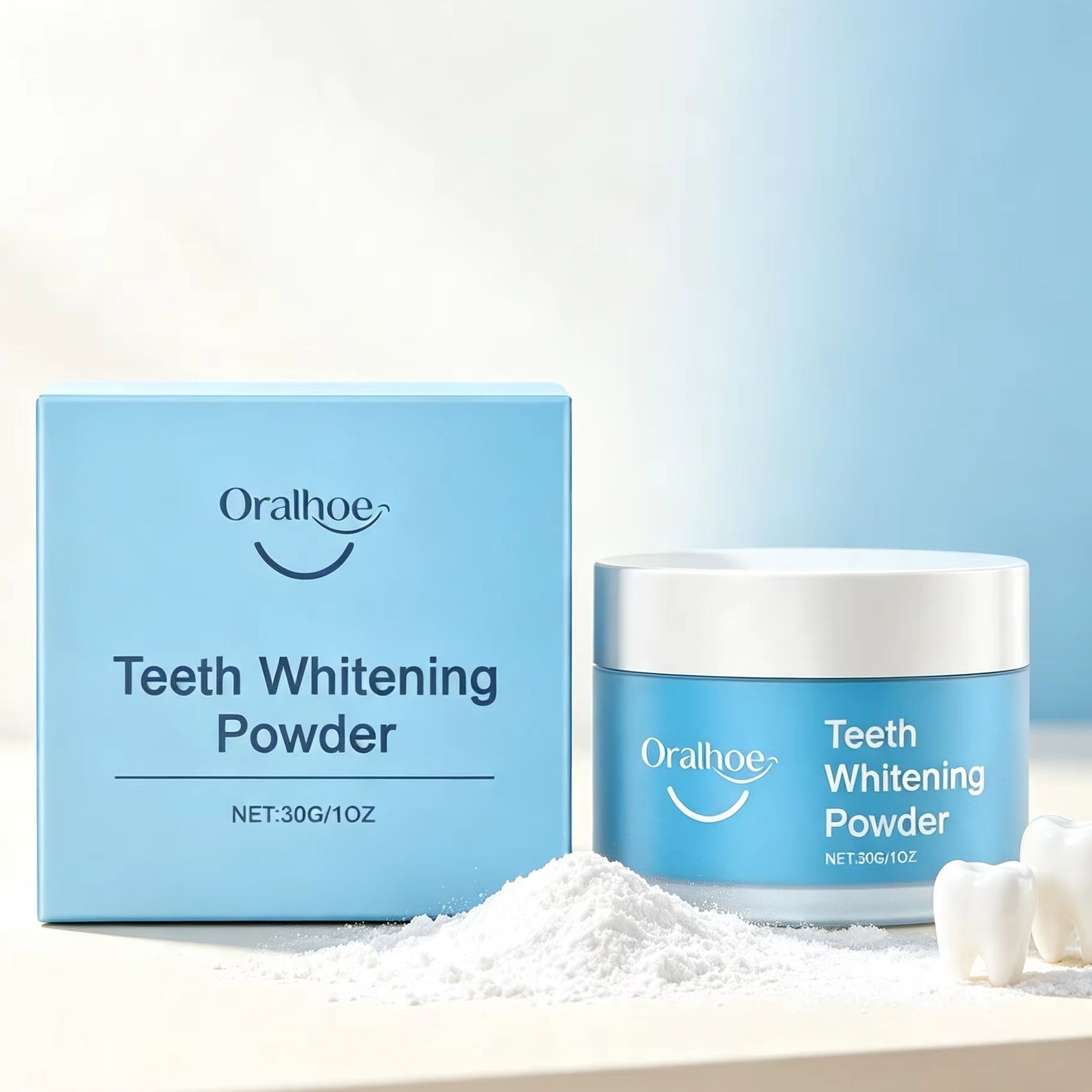 Oralhoe Tooth Powder for Brush - Teeth Whitening At Home ulasan dan harga