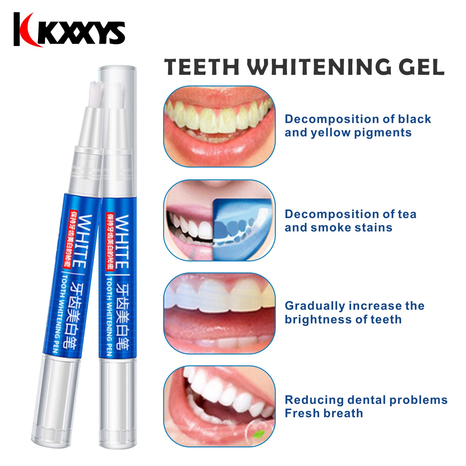 2pcs*3ml Popular White Teeth W - Teeth Whitening Pen ulasan dan harga