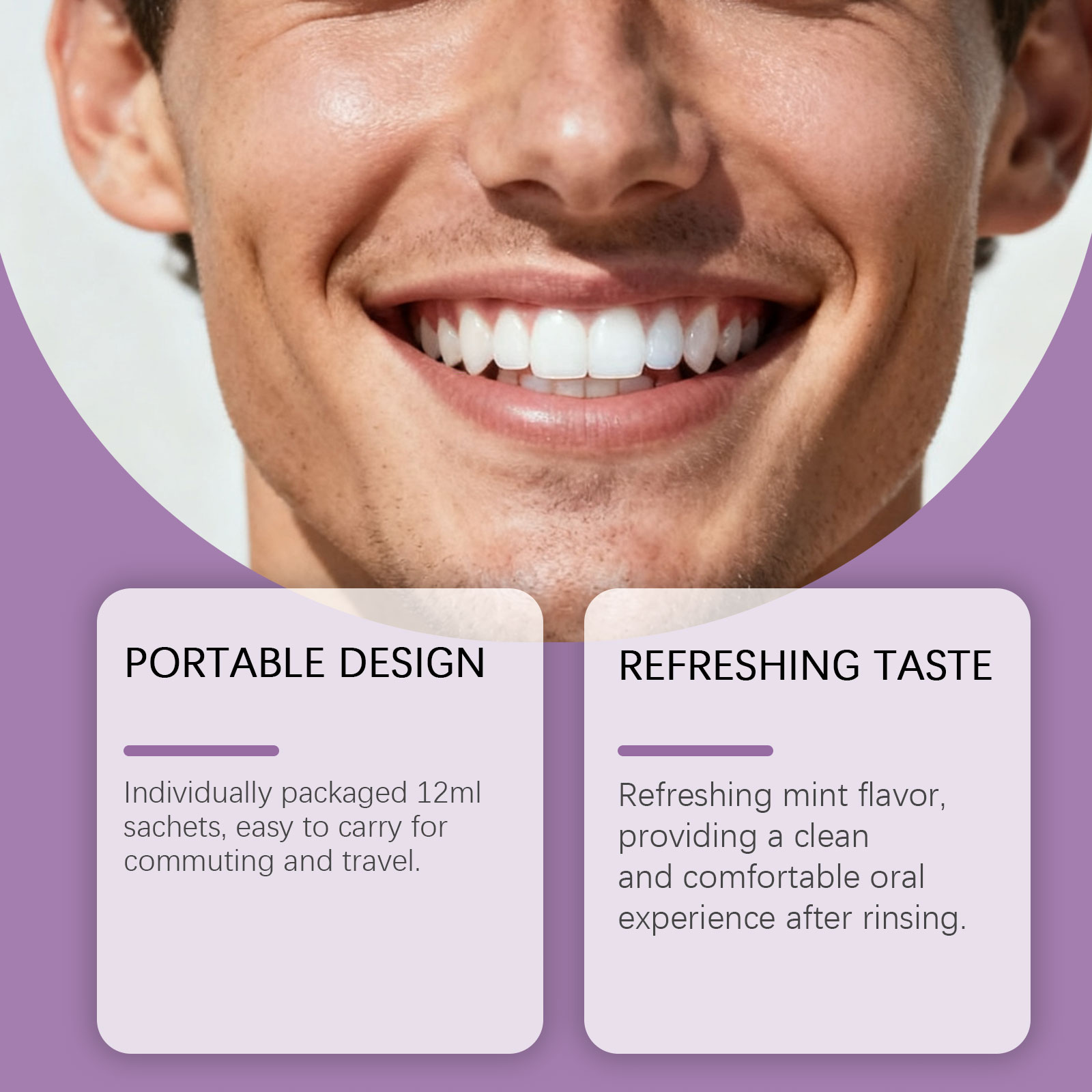 Purple Mouthwash For Teeth Whi - Teeth Whitening Xylitol ulasan dan harga