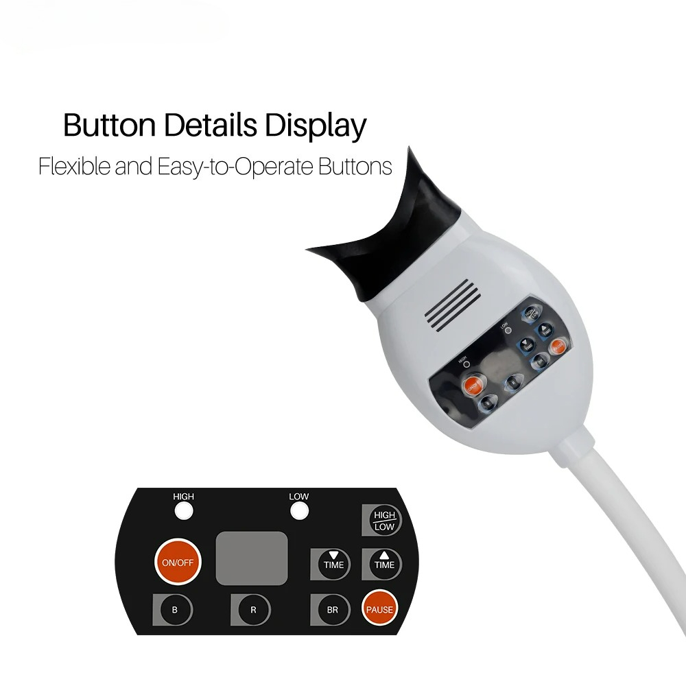 Adjustable 3 Colors LED Teeth  - Teeth Whitening With Light ulasan dan harga