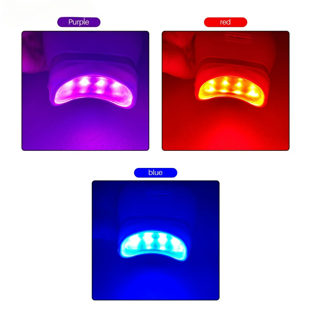 Adjustable 3 Colors LED Teeth  - Teeth Whitening With Light ulasan dan harga
