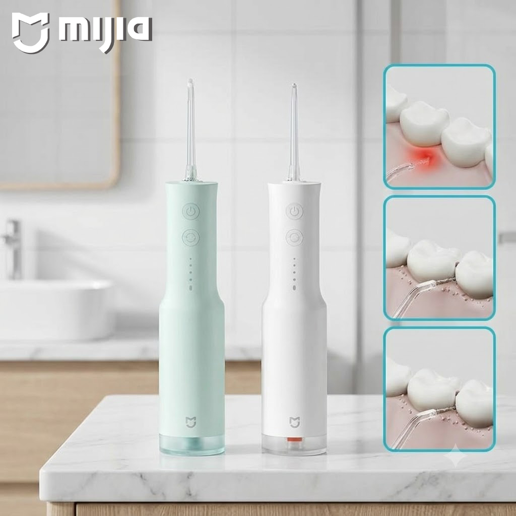 Xiaomi Portable Oral Irrigator - Teeth Whitening Quick ulasan dan harga