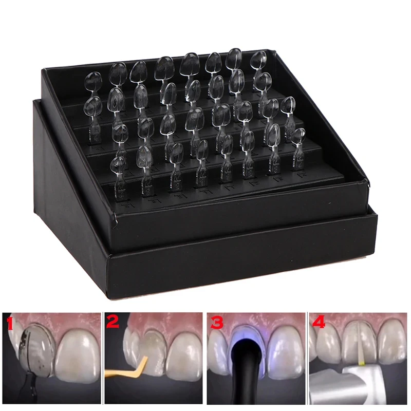 32pcs/Set Dental Composite Res - Teeth Whitening Moulds ulasan dan harga