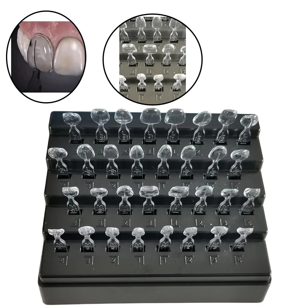 32pcs/Set Dental Composite Res - Teeth Whitening Moulds ulasan dan harga