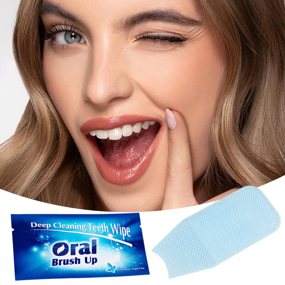 Finger Sleeve Dental-Wipe For  - Teeth Whitening Quick ulasan dan harga