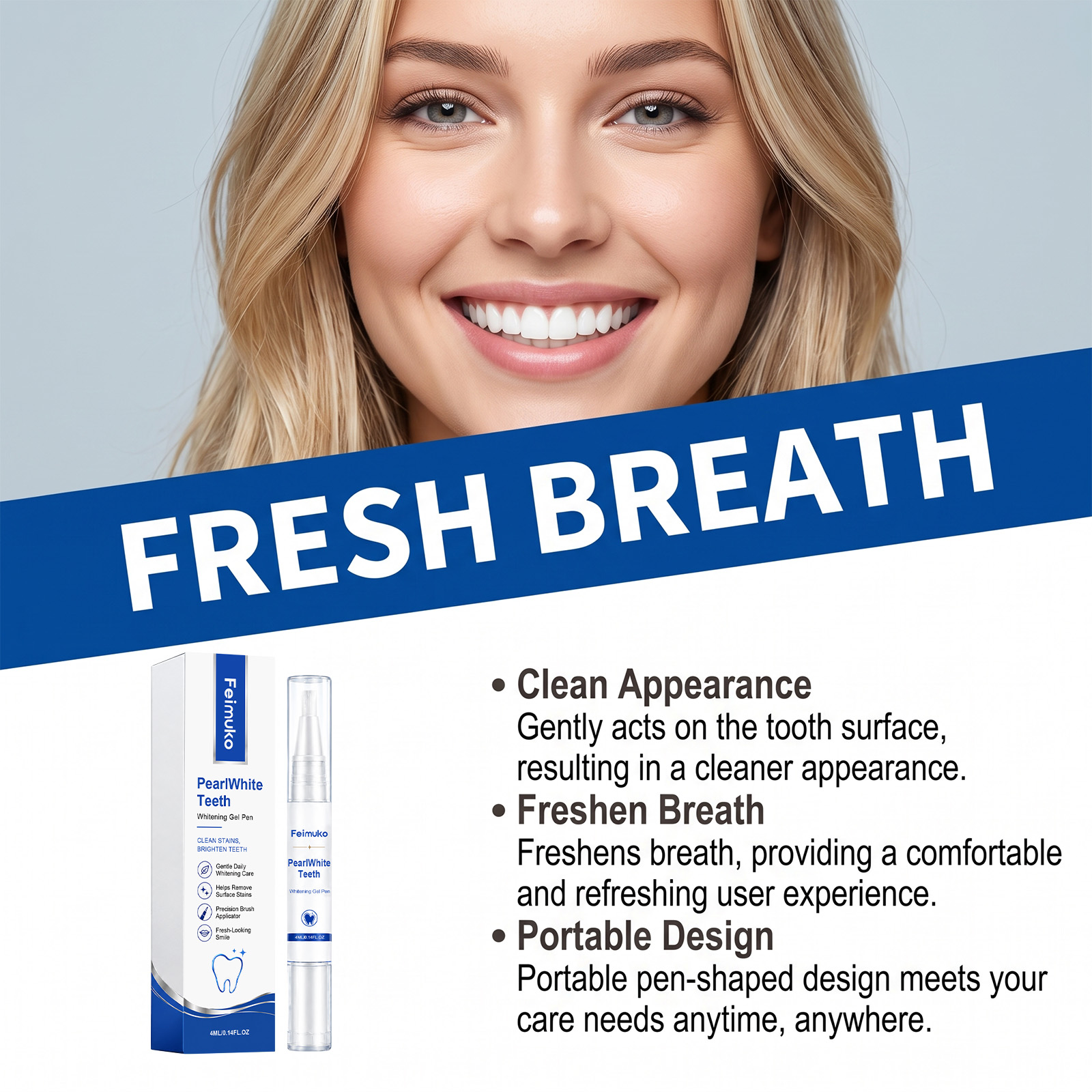 Portable Teeth Whitening Gel P - Teeth Whitening Pen ulasan dan harga