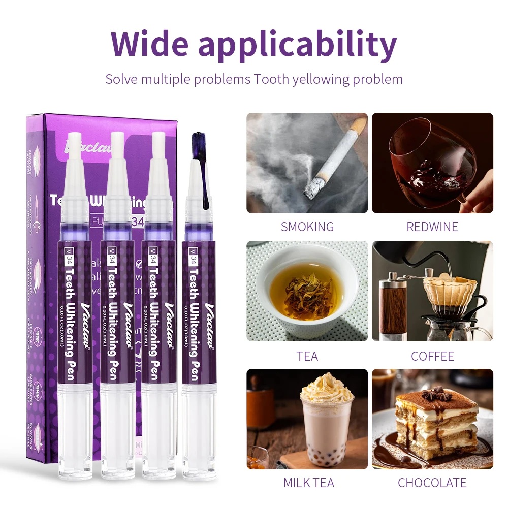 Vaclav V34 Purple teeth whiten - Teeth Whitening Xylitol ulasan dan harga
